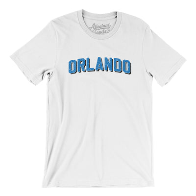 Orlando Varsity Men/Unisex T-Shirt-White-Allegiant Goods Co. Vintage Sports Apparel