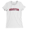 Houston Varsity Women's T-Shirt-White-Allegiant Goods Co. Vintage Sports Apparel