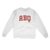 ABQ Varsity Midweight Crewneck Sweatshirt-White-Allegiant Goods Co. Vintage Sports Apparel