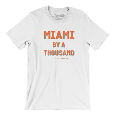 Miami Football By A Thousand Men/Unisex T-Shirt-Allegiant Goods Co. Vintage Sports Apparel