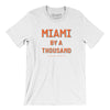 Miami Football By A Thousand Men/Unisex T-Shirt-White-Allegiant Goods Co. Vintage Sports Apparel