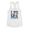 Lfg Mia Women's Racerback Tank-White-Allegiant Goods Co. Vintage Sports Apparel