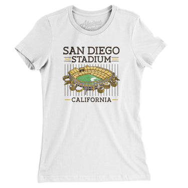 San Diego Stadium Women's T-Shirt-Allegiant Goods Co. Vintage Sports Apparel
