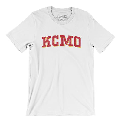 Kcmo Varsity Men/Unisex T-Shirt-White-Allegiant Goods Co. Vintage Sports Apparel