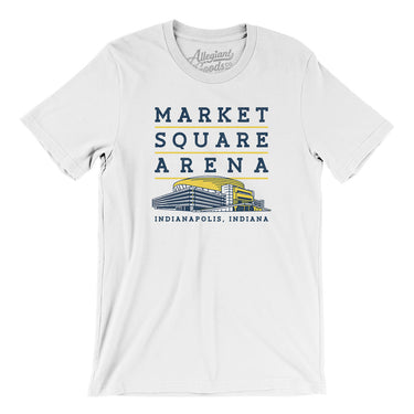 Market Square Arena Indianapolis Men/Unisex T-Shirt-Allegiant Goods Co. Vintage Sports Apparel