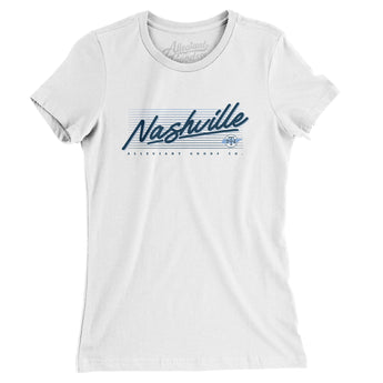 Nashville Retro Women's T-Shirt-Allegiant Goods Co. Vintage Sports Apparel