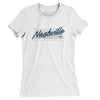 Nashville Retro Women's T-Shirt-White-Allegiant Goods Co. Vintage Sports Apparel
