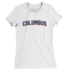 Columbus Varsity Women's T-Shirt-White-Allegiant Goods Co. Vintage Sports Apparel