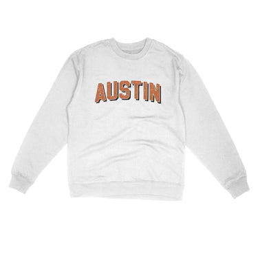 Austin Varsity Midweight Crewneck Sweatshirt-Allegiant Goods Co. Vintage Sports Apparel