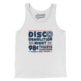 Disco Demolition Night Men/Unisex Tank Top-Allegiant Goods Co. Vintage Sports Apparel