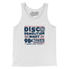 Disco Demolition Night Men/Unisex Tank Top-White-Allegiant Goods Co. Vintage Sports Apparel