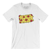 Pennsylvania Pizza State Men/Unisex T-Shirt-White-Allegiant Goods Co. Vintage Sports Apparel