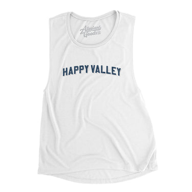 Happy Valley Varsity Women's Flowey Scoopneck Muscle Tank-Allegiant Goods Co. Vintage Sports Apparel