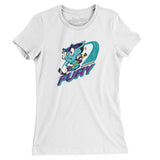 Muskegon Fury Women's T-Shirt-White-Allegiant Goods Co. Vintage Sports Apparel