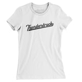 Chicago Thunderstruck Women's T-Shirt-White-Allegiant Goods Co. Vintage Sports Apparel