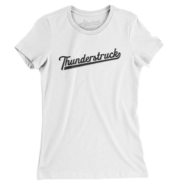 Chicago Thunderstruck Women's T-Shirt-White-Allegiant Goods Co. Vintage Sports Apparel