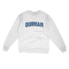 Durham Varsity Midweight Crewneck Sweatshirt-White-Allegiant Goods Co. Vintage Sports Apparel