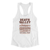 Death Valley National Park Women's Racerback Tank-White-Allegiant Goods Co. Vintage Sports Apparel