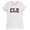 Cle Varsity Women's T-Shirt-White-Allegiant Goods Co. Vintage Sports Apparel