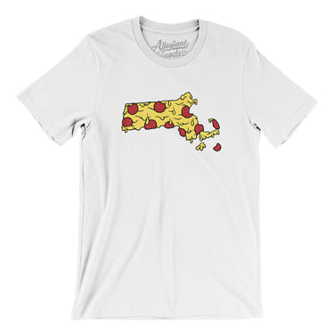 Massachusetts Pizza State Men/Unisex T-Shirt-Allegiant Goods Co. Vintage Sports Apparel