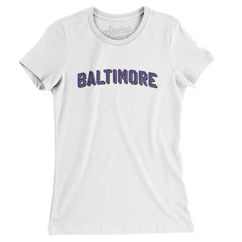 Baltimore Varsity Women's T-Shirt-Allegiant Goods Co. Vintage Sports Apparel