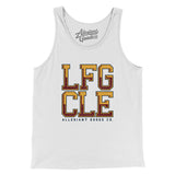 Lfg Cle Men/Unisex Tank Top-White-Allegiant Goods Co. Vintage Sports Apparel