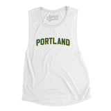 Portland Varsity Women's Flowey Scoopneck Muscle Tank-Allegiant Goods Co. Vintage Sports Apparel