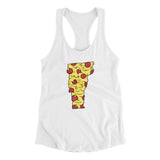 Vermont Pizza State Women's Racerback Tank-Allegiant Goods Co. Vintage Sports Apparel