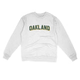 Oakland Varsity Midweight Crewneck Sweatshirt-Allegiant Goods Co. Vintage Sports Apparel