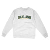 Oakland Varsity Midweight Crewneck Sweatshirt-White-Allegiant Goods Co. Vintage Sports Apparel