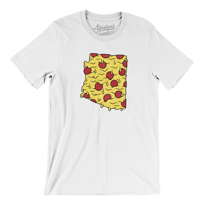 Arizona Pizza State Men/Unisex T-Shirt-White-Allegiant Goods Co. Vintage Sports Apparel