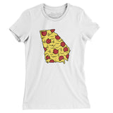 Georgia Pizza State Women's T-Shirt-Allegiant Goods Co. Vintage Sports Apparel