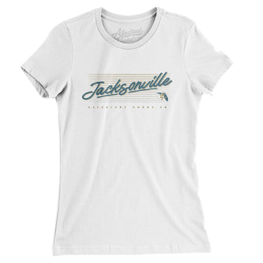 Jacksonville Retro Women's T-Shirt-Allegiant Goods Co. Vintage Sports Apparel
