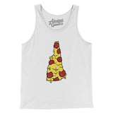 New Hampshire Pizza State Men/Unisex Tank Top-Allegiant Goods Co. Vintage Sports Apparel