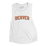 Denver Varsity Women's Flowey Scoopneck Muscle Tank-Allegiant Goods Co. Vintage Sports Apparel