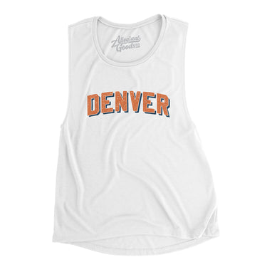 Denver Varsity Women's Flowey Scoopneck Muscle Tank-Allegiant Goods Co. Vintage Sports Apparel