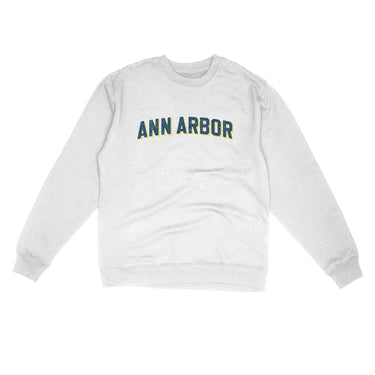 Ann Arbor Varsity Midweight Crewneck Sweatshirt-Allegiant Goods Co. Vintage Sports Apparel