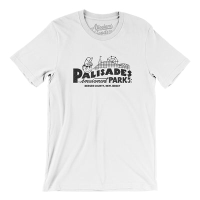 Palisades Amusement Park Men/Unisex T-Shirt-White-Allegiant Goods Co. Vintage Sports Apparel