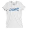 Charlotte Retro Women's T-Shirt-White-Allegiant Goods Co. Vintage Sports Apparel