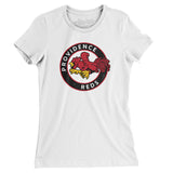 Providence Reds Hockey Women's T-Shirt-Allegiant Goods Co. Vintage Sports Apparel