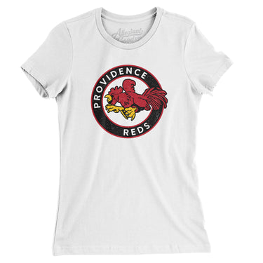 Providence Reds Hockey Women's T-Shirt-Allegiant Goods Co. Vintage Sports Apparel