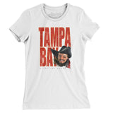 Tampa Bay Retro Mascot Women's T Shirt-Allegiant Goods Co. Vintage Sports Apparel