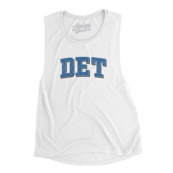 Det Varsity Women's Flowey Scoopneck Muscle Tank-Allegiant Goods Co. Vintage Sports Apparel