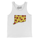 Connecticut Pizza State Men/Unisex Tank Top-Allegiant Goods Co. Vintage Sports Apparel