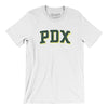 Pdx Varsity Men/Unisex T-Shirt-White-Allegiant Goods Co. Vintage Sports Apparel