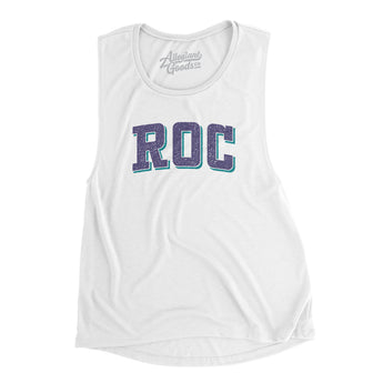 Roc Varsity Women's Flowey Scoopneck Muscle Tank-Allegiant Goods Co. Vintage Sports Apparel
