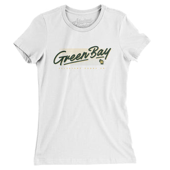Green Bay Retro Women's T-Shirt-Allegiant Goods Co. Vintage Sports Apparel