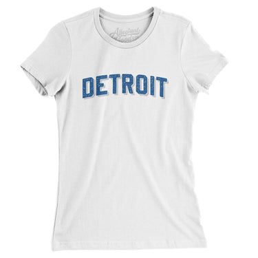 Detroit Varsity Women's T-Shirt-Allegiant Goods Co. Vintage Sports Apparel