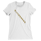 Pittsburgh Hockey Jersey Women's T-Shirt-White-Allegiant Goods Co. Vintage Sports Apparel