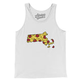 Massachusetts Pizza State Men/Unisex Tank Top-Allegiant Goods Co. Vintage Sports Apparel